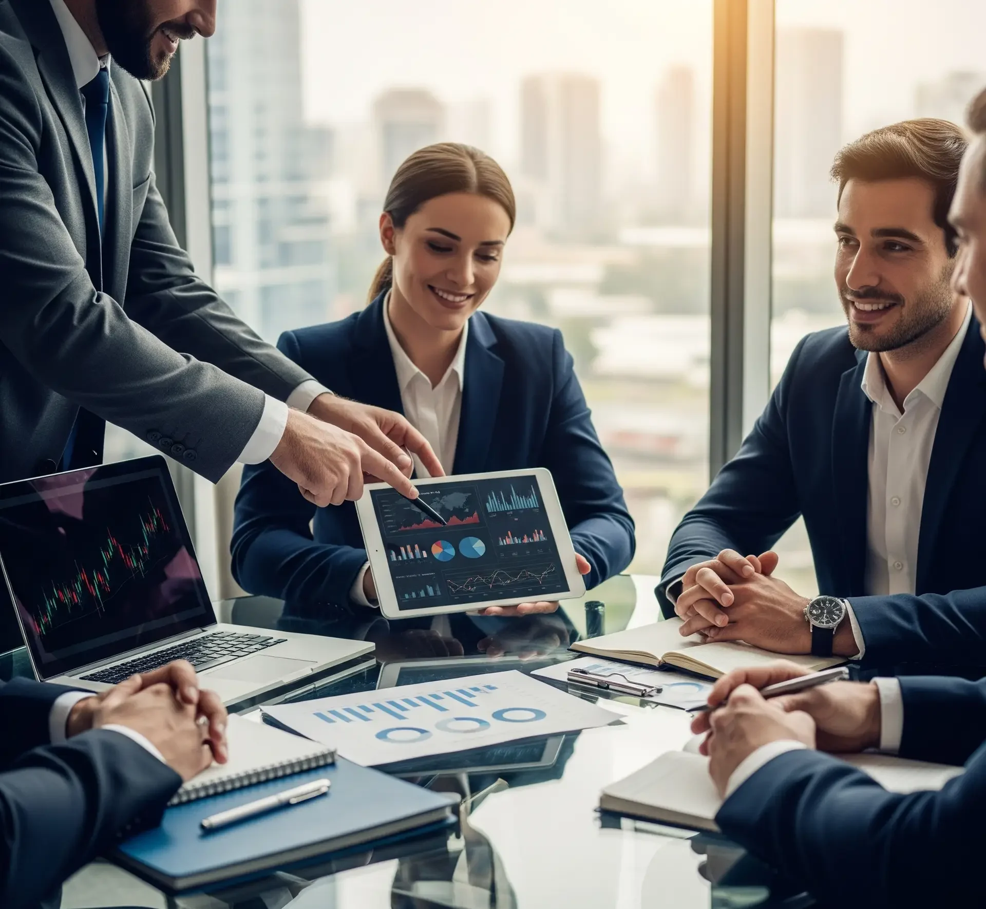 Expert financial consultant providing professional advice