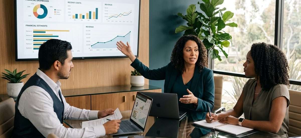 Catalyst CPA team advising small business clients on growth strategy